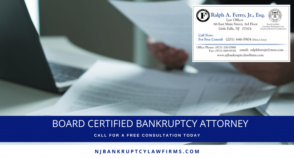 Board Certified Bankruptcy Attorney Cover Photo of Bankruptcy Lawyer in the middle of prepping for certification, branding for NJ Bankruptcy Lawfirms