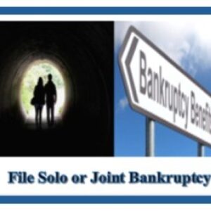 Can one spouse file for bankruptcy without the other