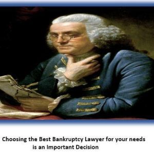 Choosing best BK Lawyer