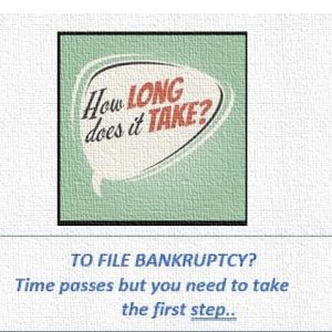 HOw long does filing for bankruptcy take